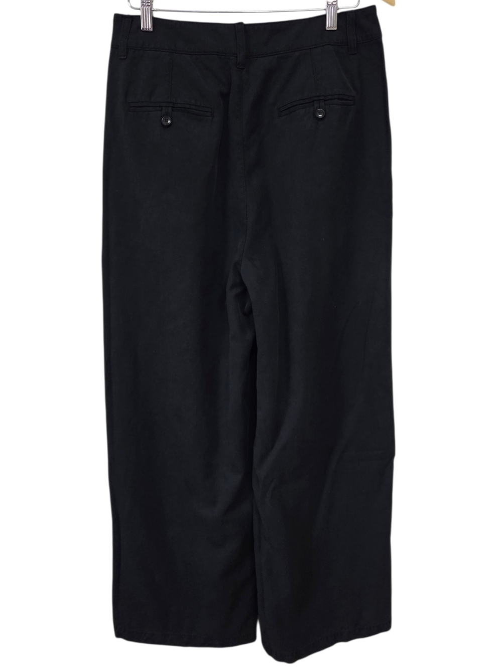 Madewell Harlow Wide Leg Pants Black Size 10 - Picture 6 of 12